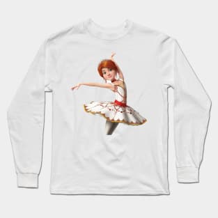 ballerina beautifull slow motion Long Sleeve T-Shirt